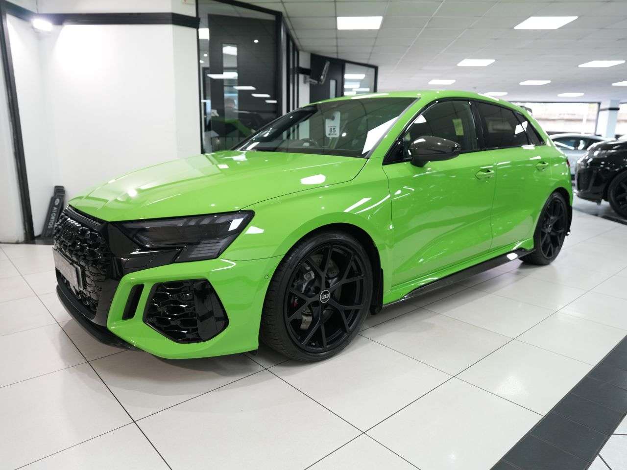 A 2023 AUDI RS3 2.5 TFSI Carbon Black Sportback 5dr Petrol S Tronic quattro Euro 6 (s/s) (4 A 2023 AUDI RS3 2.5 TFSI Carbon Black Sportback 5dr Petrol S Tronic quattro Euro 6 (s/s) (4