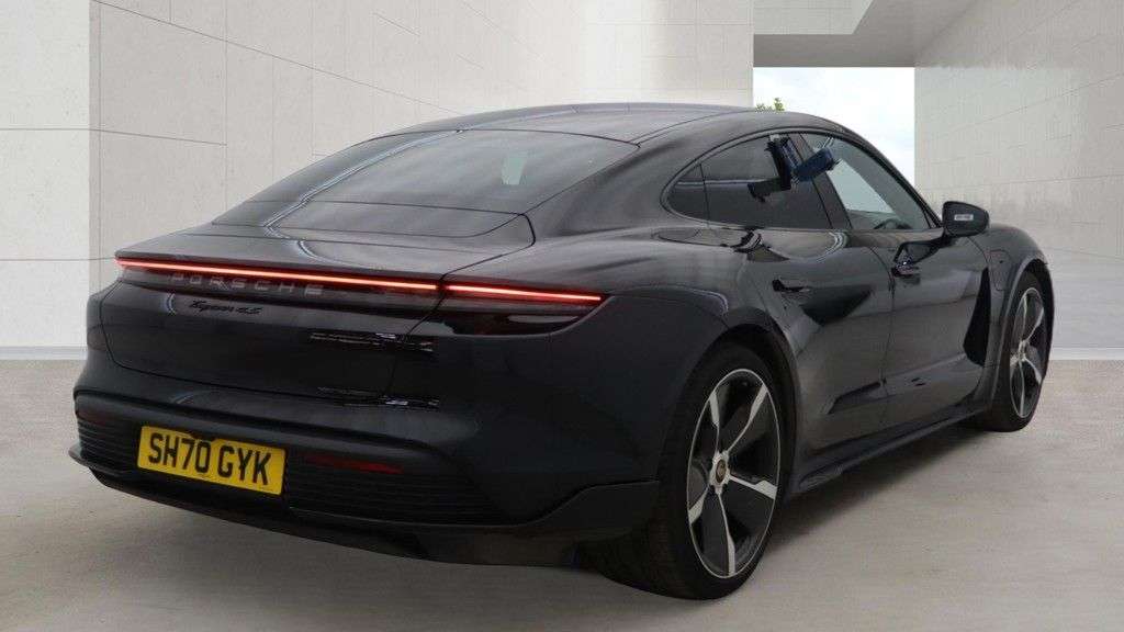 A 2020 PORSCHE TAYCAN Performance Plus 93.4kWh 4S Saloon 4dr Electric Auto 4WD (571 ps) ALMOST 40 A 2020 PORSCHE TAYCAN Performance Plus 93.4kWh 4S Saloon 4dr Electric Auto 4WD (571 ps) ALMOST 40