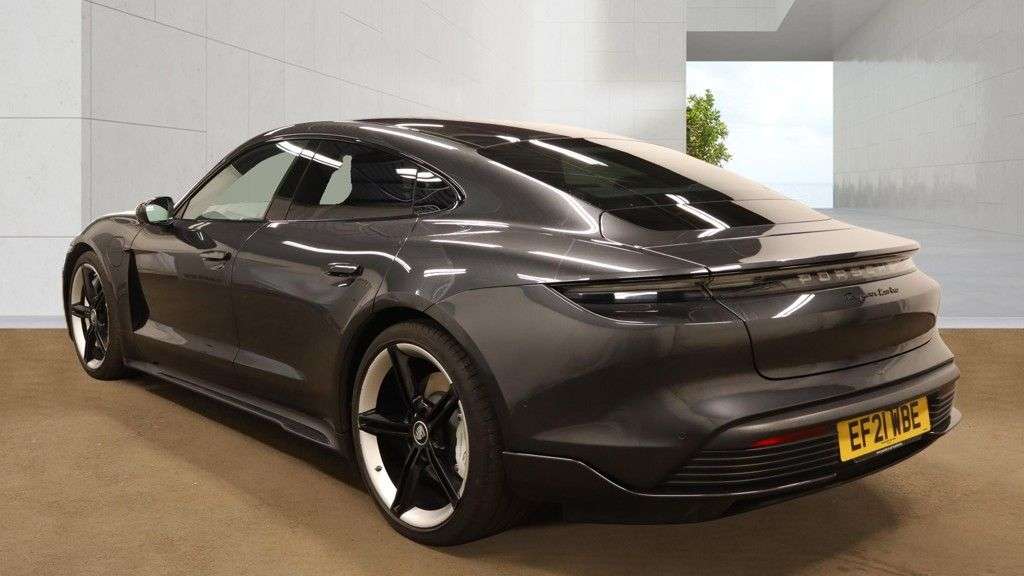 A 2021 PORSCHE TAYCAN Performance Plus 93.4kWh Turbo Saloon 4dr Electric Auto 4WD (680 ps) OVER 2 A 2021 PORSCHE TAYCAN Performance Plus 93.4kWh Turbo Saloon 4dr Electric Auto 4WD (680 ps) OVER 2