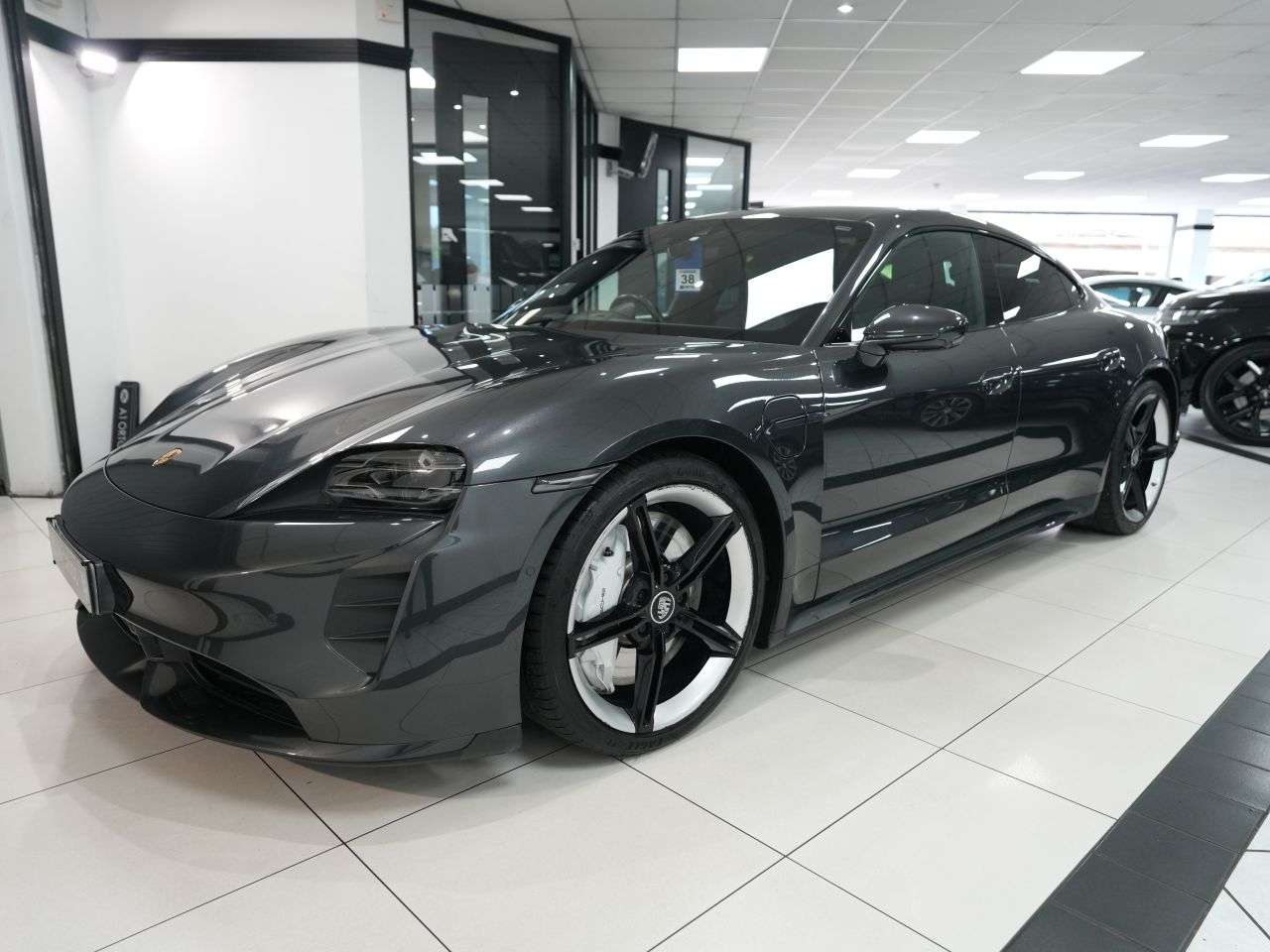 A 2021 PORSCHE TAYCAN Performance Plus 93.4kWh Turbo Saloon 4dr Electric Auto 4WD (680 ps) OVER 2 A 2021 PORSCHE TAYCAN Performance Plus 93.4kWh Turbo Saloon 4dr Electric Auto 4WD (680 ps) OVER 2