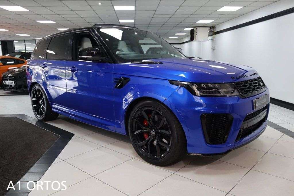 A 2020 LAND ROVER RANGE ROVER SPORT 5.0 P575 V8 GPF SVR SUV 5dr Petrol Auto 4WD Euro 6 (s/s) (575 ps) BEAUTIFUL A 2020 LAND ROVER RANGE ROVER SPORT 5.0 P575 V8 GPF SVR SUV 5dr Petrol Auto 4WD Euro 6 (s/s) (575 ps) BEAUTIFUL