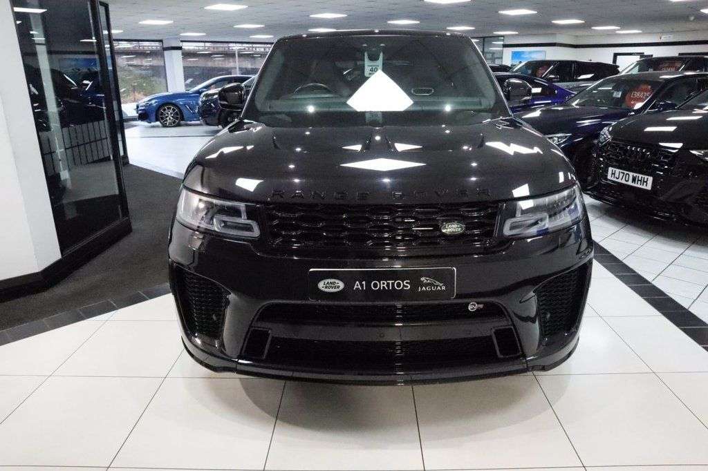 A 2022 LAND ROVER RANGE ROVER SPORT 5.0 P575 V8 GPF SVR SUV 5dr Petrol Auto 4WD Euro 6 (s/s) (575 ps) ONE FORME A 2022 LAND ROVER RANGE ROVER SPORT 5.0 P575 V8 GPF SVR SUV 5dr Petrol Auto 4WD Euro 6 (s/s) (575 ps) ONE FORME