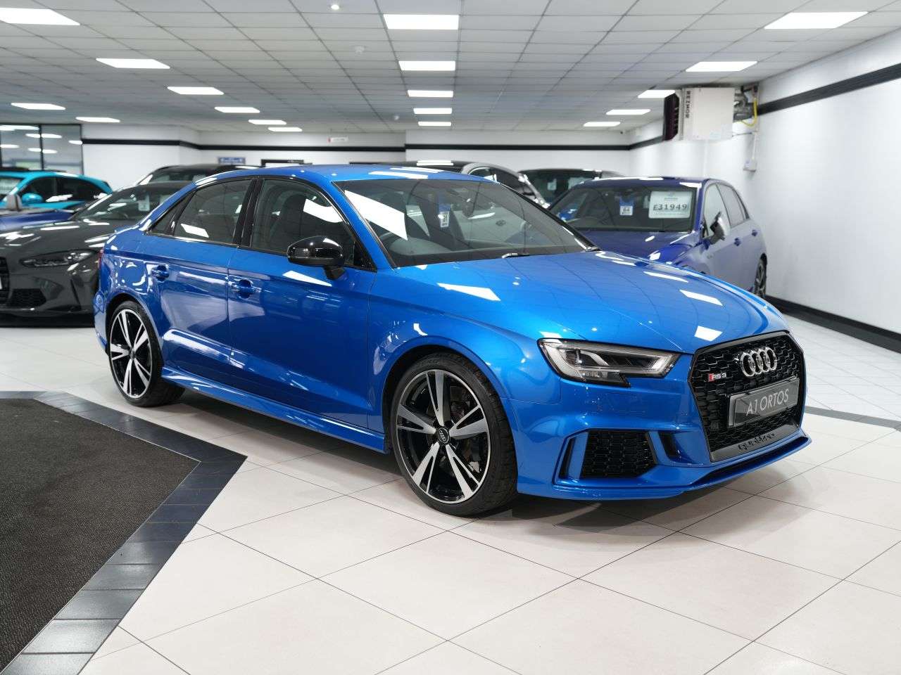 A 2018 AUDI RS3 2.5 TFSI Saloon 4dr Petrol S Tronic quattro Euro 6 (s/s) (400 ps) 1 OWNER+8 A 2018 AUDI RS3 2.5 TFSI Saloon 4dr Petrol S Tronic quattro Euro 6 (s/s) (400 ps) 1 OWNER+8