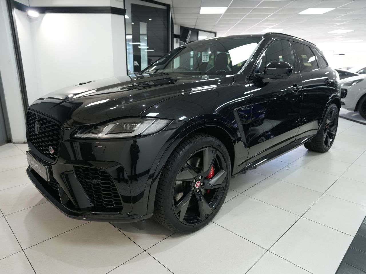 A 2022 JAGUAR F-PACE 5.0 P550 V8 SVR SUV 5dr Petrol Quickshift AWD Euro 6 (s/s) (550 ps) FACELIF A 2022 JAGUAR F-PACE 5.0 P550 V8 SVR SUV 5dr Petrol Quickshift AWD Euro 6 (s/s) (550 ps) FACELIF