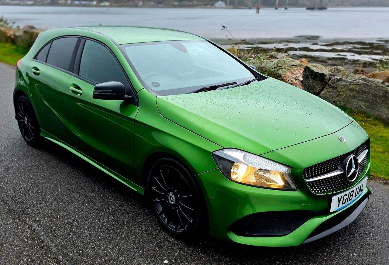A 2018 MERCEDES-BENZ A-CLASS 1.6 A180 AMG Line Hatchback 5dr Petrol Manual Euro 6 (s/s) (122 ps) A 2018 MERCEDES-BENZ A-CLASS 1.6 A180 AMG Line Hatchback 5dr Petrol Manual Euro 6 (s/s) (122 ps)