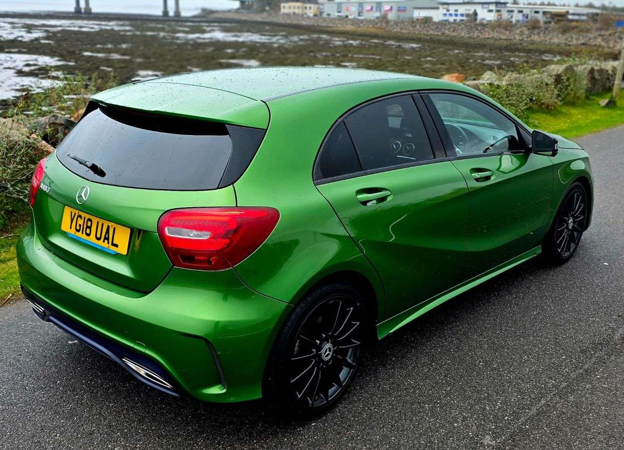 A 2018 MERCEDES-BENZ A-CLASS 1.6 A180 AMG Line Hatchback 5dr Petrol Manual Euro 6 (s/s) (122 ps) A 2018 MERCEDES-BENZ A-CLASS 1.6 A180 AMG Line Hatchback 5dr Petrol Manual Euro 6 (s/s) (122 ps)
