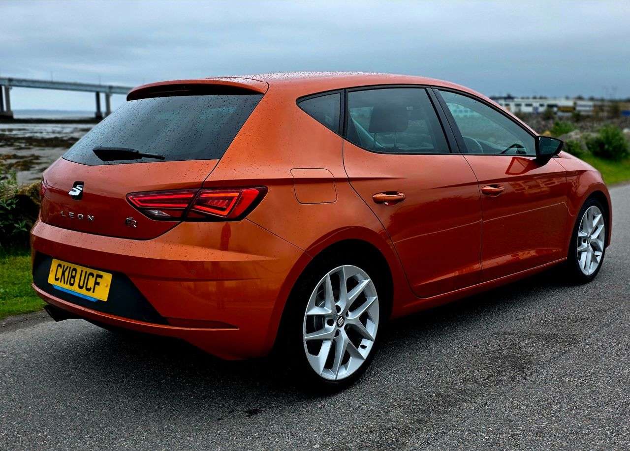 A 2018 SEAT LEON 1.8 TSI FR Technology Hatchback 5dr Petrol DSG Euro 6 (s/s) (180 ps) A 2018 SEAT LEON 1.8 TSI FR Technology Hatchback 5dr Petrol DSG Euro 6 (s/s) (180 ps)