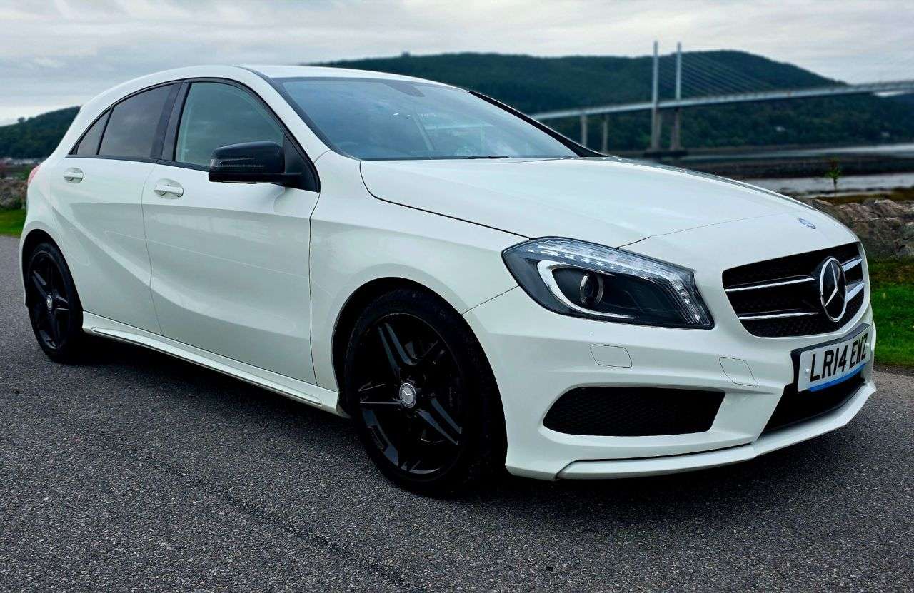 A 2014 MERCEDES-BENZ A CLASS 2.0 A250 AMG Sport Automatic Hatchback 5dr Petrol 7G-DCT 4MATIC Euro 6 (s/s A 2014 MERCEDES-BENZ A CLASS 2.0 A250 AMG Sport Automatic Hatchback 5dr Petrol 7G-DCT 4MATIC Euro 6 (s/s