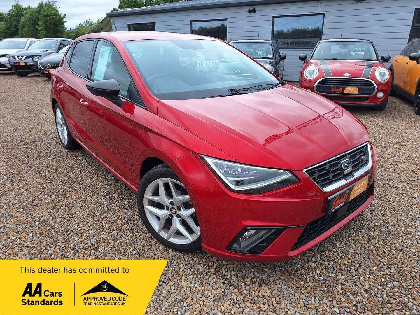 A 2018 SEAT IBIZA 1.0 TSI FR Euro 6 (s/s) 5dr GPF A 2018 SEAT IBIZA 1.0 TSI FR Euro 6 (s/s) 5dr GPF