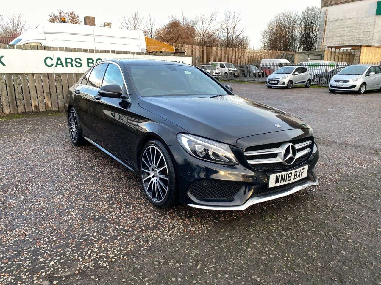 A 2018 MERCEDES-BENZ C-CLASS 2.1 C220d AMG Line Saloon 4dr Diesel G-Tronic+ Euro 6 (s/s) (170 ps) Just I A 2018 MERCEDES-BENZ C-CLASS 2.1 C220d AMG Line Saloon 4dr Diesel G-Tronic+ Euro 6 (s/s) (170 ps) Just I