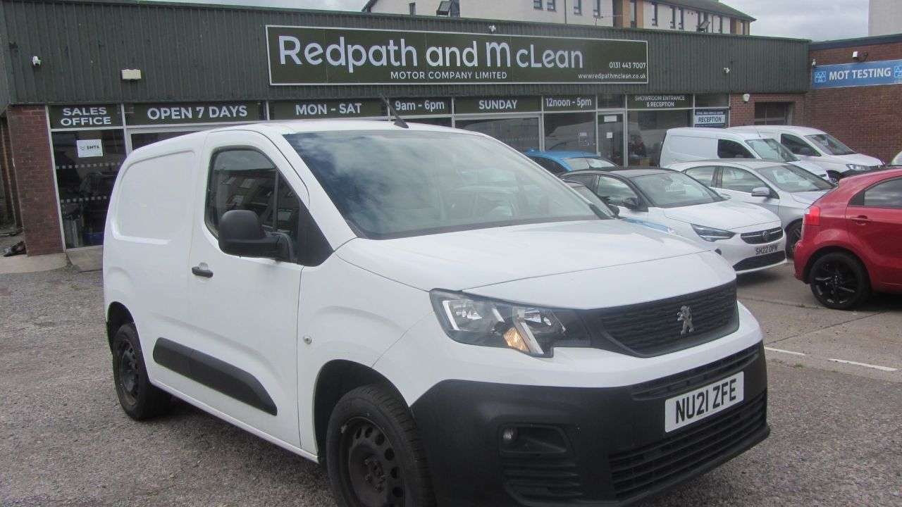 A 2021 PEUGEOT PARTNER 1.5 BlueHDi 1000 Professional Standard Panel Van 5dr Diesel Manual SWB Euro A 2021 PEUGEOT PARTNER 1.5 BlueHDi 1000 Professional Standard Panel Van 5dr Diesel Manual SWB Euro