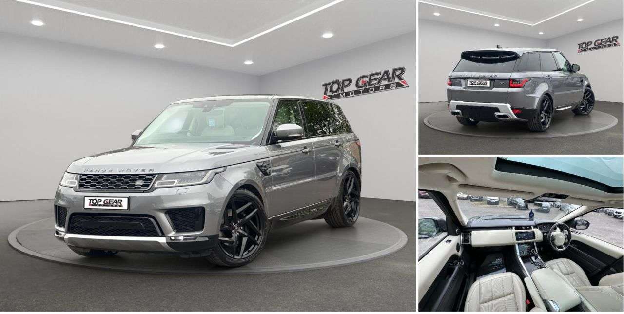 A 2021 LAND ROVER RANGE ROVER SPORT 3.0 D300 MHEV HSE Silver SUV 5dr Diesel Auto 4WD Euro 6 (s/s) (300 ps) D300 A 2021 LAND ROVER RANGE ROVER SPORT 3.0 D300 MHEV HSE Silver SUV 5dr Diesel Auto 4WD Euro 6 (s/s) (300 ps) D300