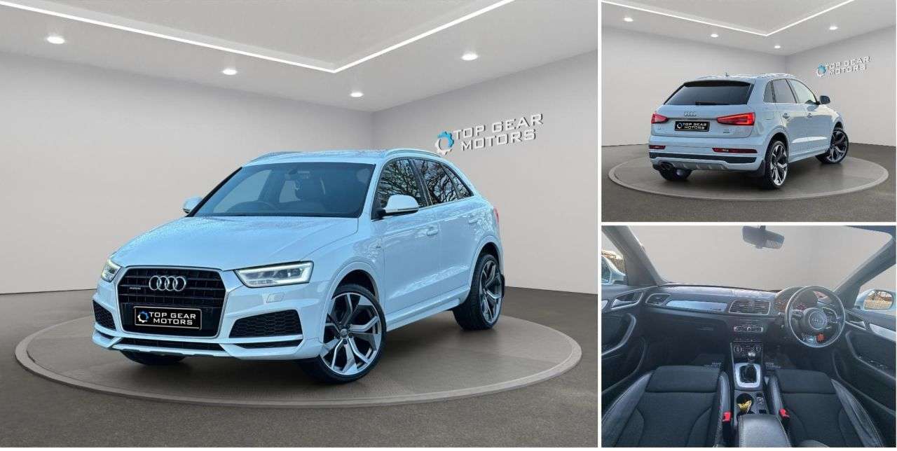 A 2018 AUDI Q3 Quattro S Line Edition 2.0 TDI 150 BHP AWD / 4X4 SERVICE PRINT, SPARE KEY, A 2018 AUDI Q3 Quattro S Line Edition 2.0 TDI 150 BHP AWD / 4X4 SERVICE PRINT, SPARE KEY,