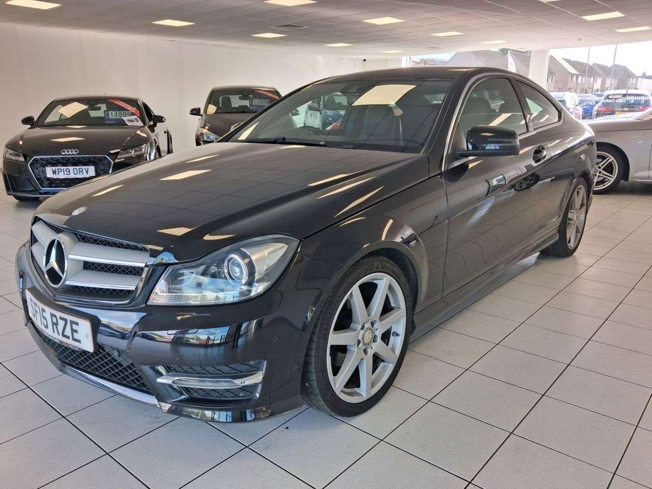 A 2015 MERCEDES-BENZ C CLASS 1.6 C180 AMG Sport Edition Coupe 2dr Petrol G-Tronic+ Euro 6 (s/s) (156 ps) A 2015 MERCEDES-BENZ C CLASS 1.6 C180 AMG Sport Edition Coupe 2dr Petrol G-Tronic+ Euro 6 (s/s) (156 ps)