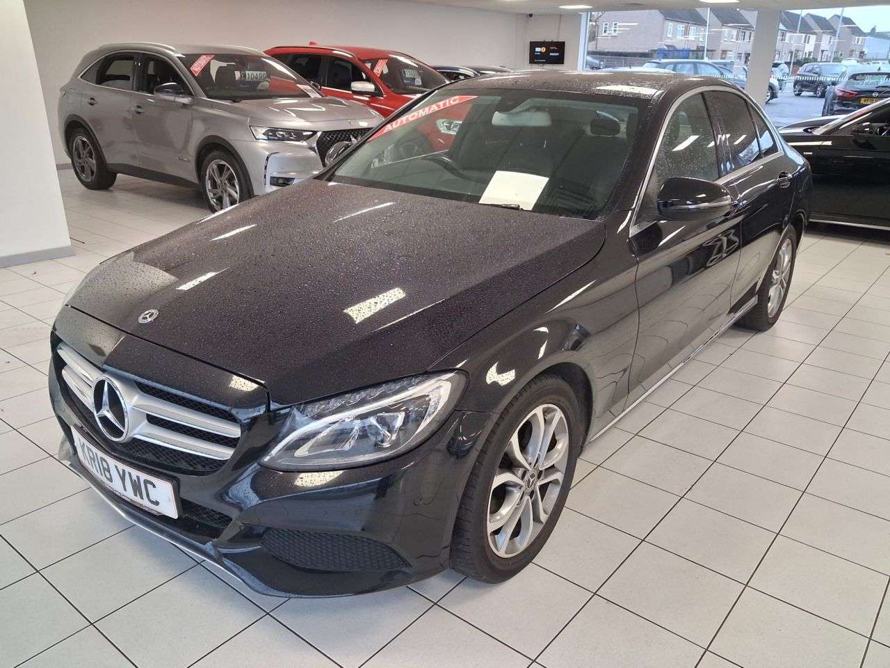 A 2018 MERCEDES-BENZ C CLASS 2.0 C200 Sport Saloon 4dr Petrol G-Tronic+ Euro 6 (s/s) (184 ps) A 2018 MERCEDES-BENZ C CLASS 2.0 C200 Sport Saloon 4dr Petrol G-Tronic+ Euro 6 (s/s) (184 ps)