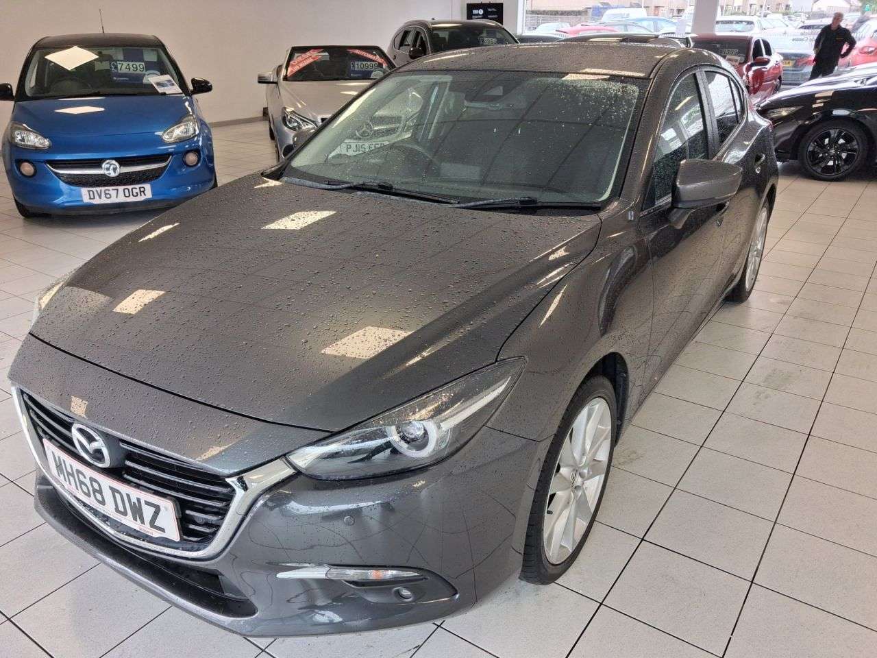 A 2019 MAZDA MAZDA3 2.0 SKYACTIV-G Sport Nav Hatchback 5dr Petrol Manual Euro 6 (s/s) (165 ps) A 2019 MAZDA MAZDA3 2.0 SKYACTIV-G Sport Nav Hatchback 5dr Petrol Manual Euro 6 (s/s) (165 ps)