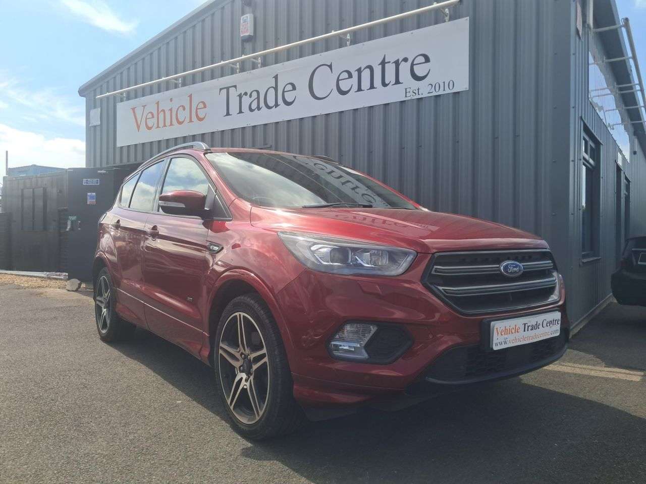A 2018 FORD KUGA 1.5T EcoBoost ST-Line SUV 5dr Petrol Auto AWD Euro 6 (s/s) (176 ps) A 2018 FORD KUGA 1.5T EcoBoost ST-Line SUV 5dr Petrol Auto AWD Euro 6 (s/s) (176 ps)