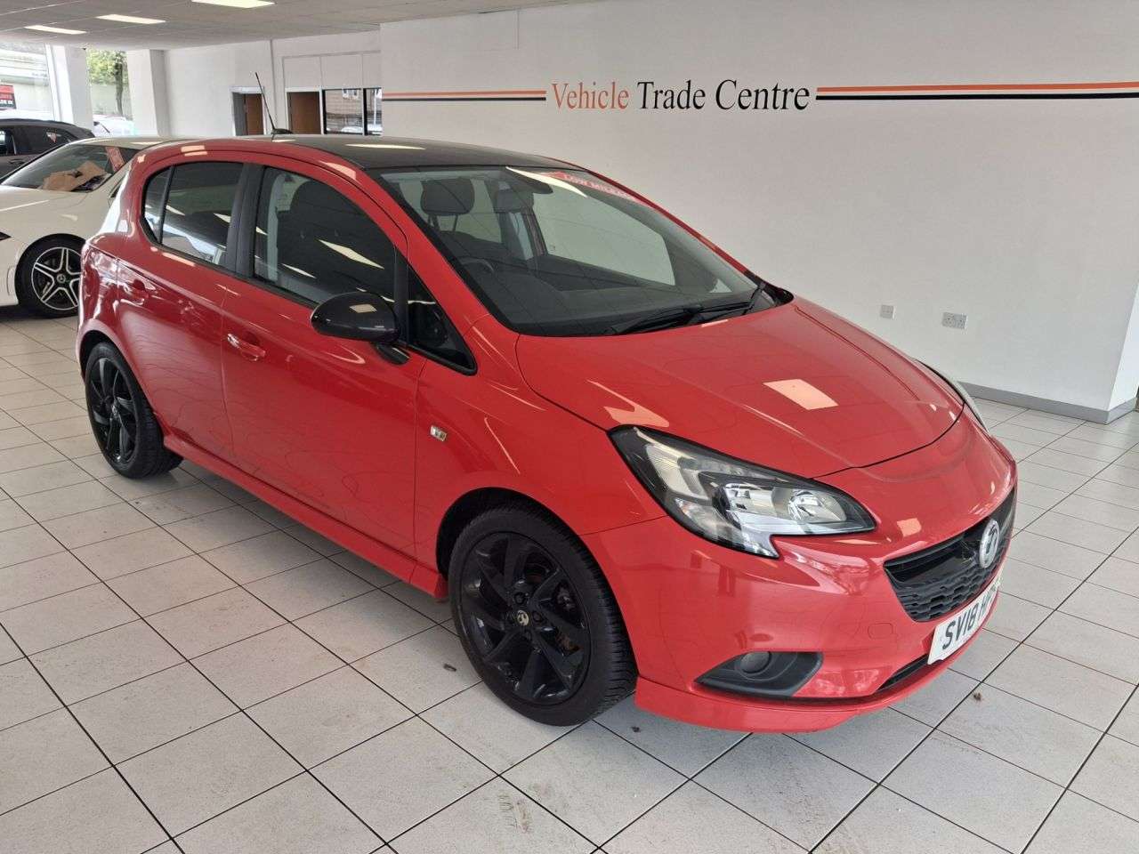 A 2018 VAUXHALL CORSA 1.4i ecoTEC SRi VX Line Nav Black Hatchback 5dr Petrol Manual Euro 6 (75 ps A 2018 VAUXHALL CORSA 1.4i ecoTEC SRi VX Line Nav Black Hatchback 5dr Petrol Manual Euro 6 (75 ps