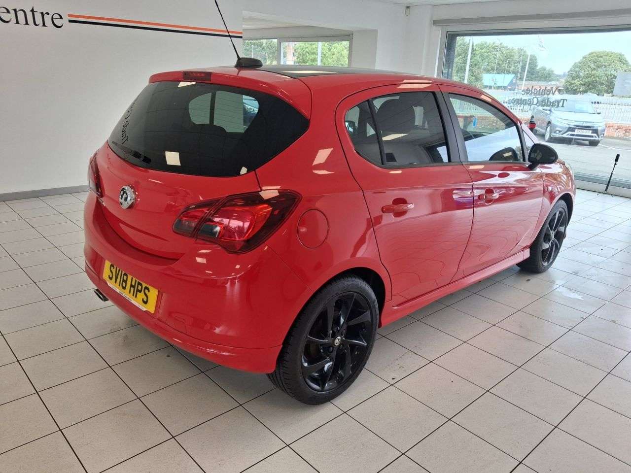 A 2018 VAUXHALL CORSA 1.4i ecoTEC SRi VX Line Nav Black Hatchback 5dr Petrol Manual Euro 6 (75 ps A 2018 VAUXHALL CORSA 1.4i ecoTEC SRi VX Line Nav Black Hatchback 5dr Petrol Manual Euro 6 (75 ps
