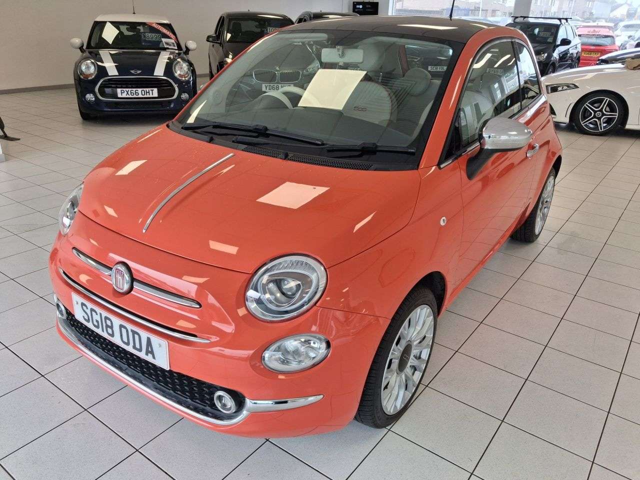 A 2018 FIAT 500 1.2 Anniversario Hatchback 3dr Petrol Manual Euro 6 (s/s) (69 bhp) A 2018 FIAT 500 1.2 Anniversario Hatchback 3dr Petrol Manual Euro 6 (s/s) (69 bhp)