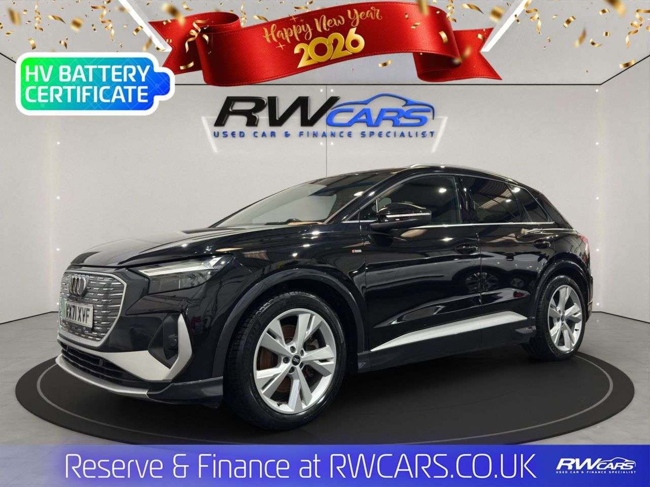 A 2021 AUDI Q4 E-TRON 40 S line SUV 5dr Electric Auto 82kWh (204 ps) A 2021 AUDI Q4 E-TRON 40 S line SUV 5dr Electric Auto 82kWh (204 ps)