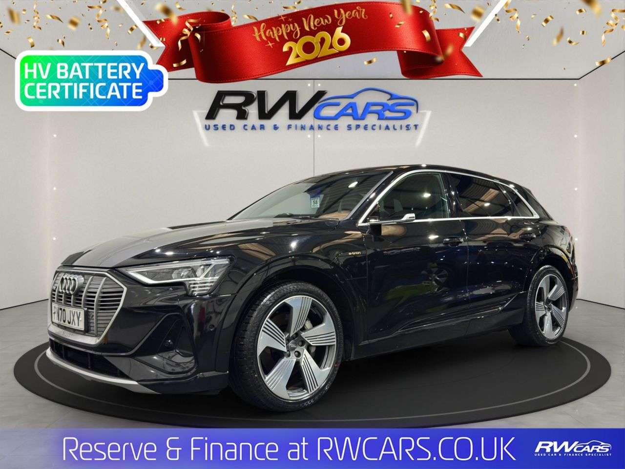 A 2020 AUDI E-TRON 50 S line SUV 5dr Electric Auto quattro 71.2kWh (313 ps) A 2020 AUDI E-TRON 50 S line SUV 5dr Electric Auto quattro 71.2kWh (313 ps)