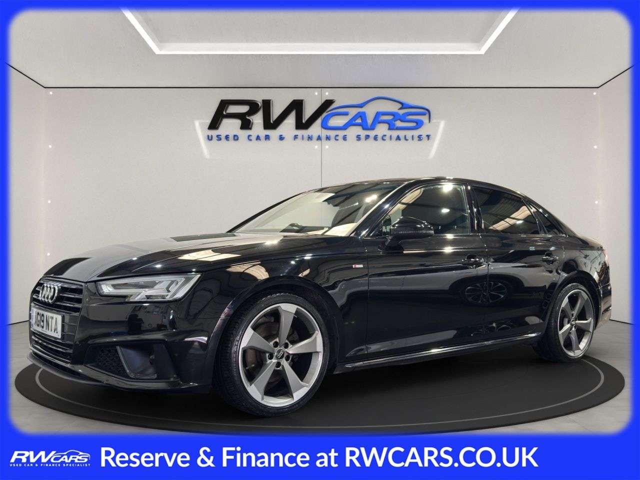 A 2019 AUDI A4 2.0 TFSI 35 Black Edition Saloon 4dr Petrol S Tronic Euro 6 (s/s) (150 ps) A 2019 AUDI A4 2.0 TFSI 35 Black Edition Saloon 4dr Petrol S Tronic Euro 6 (s/s) (150 ps)