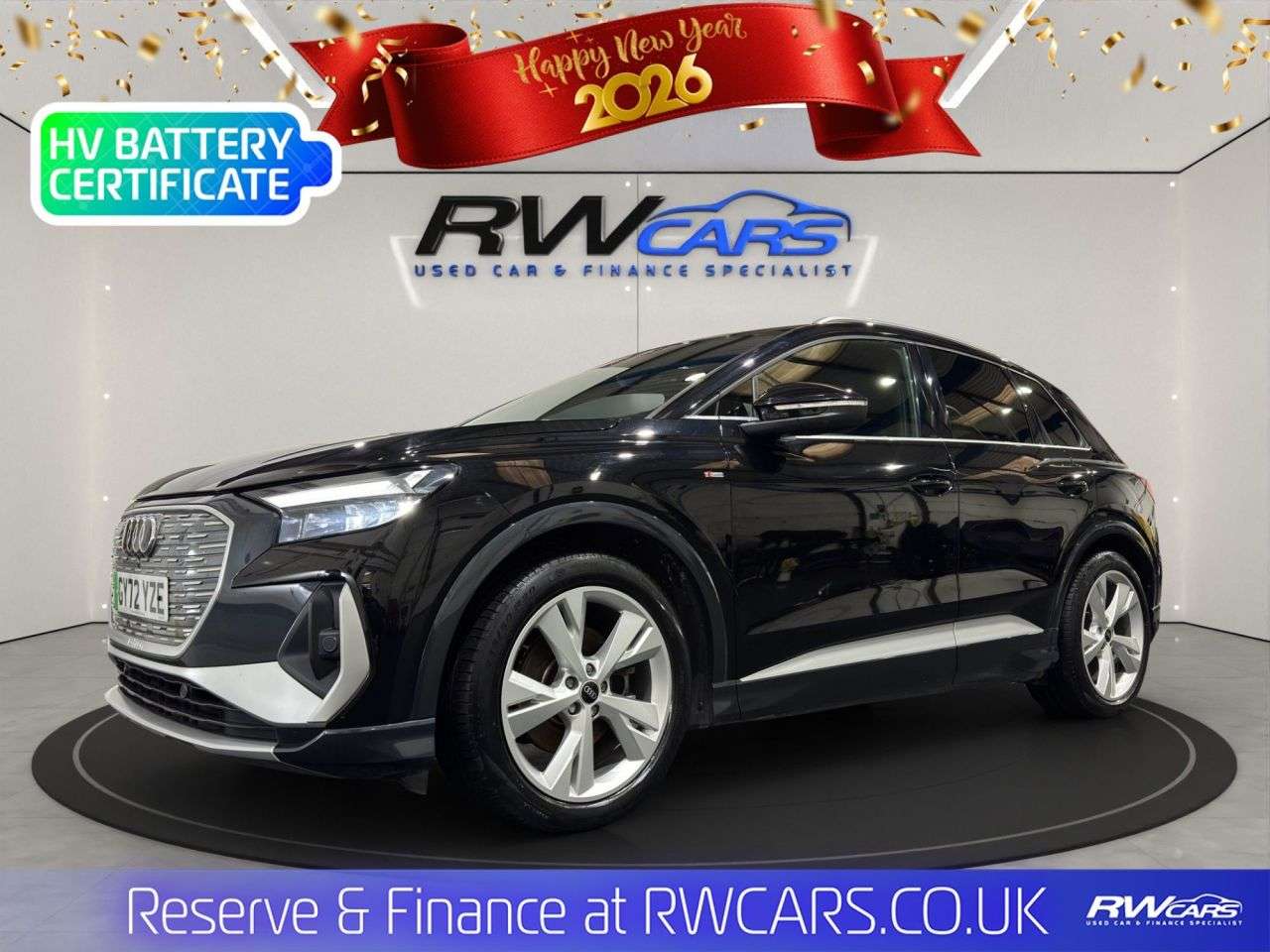 A 2022 AUDI Q4 E-TRON 35 S line SUV 5dr Electric Auto 55kWh (170 ps) A 2022 AUDI Q4 E-TRON 35 S line SUV 5dr Electric Auto 55kWh (170 ps)