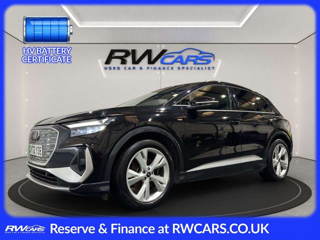 A 2022 AUDI Q4 E-TRON 35 S line SUV 5dr Electric Auto 55kWh (170 ps) A 2022 AUDI Q4 E-TRON 35 S line SUV 5dr Electric Auto 55kWh (170 ps)