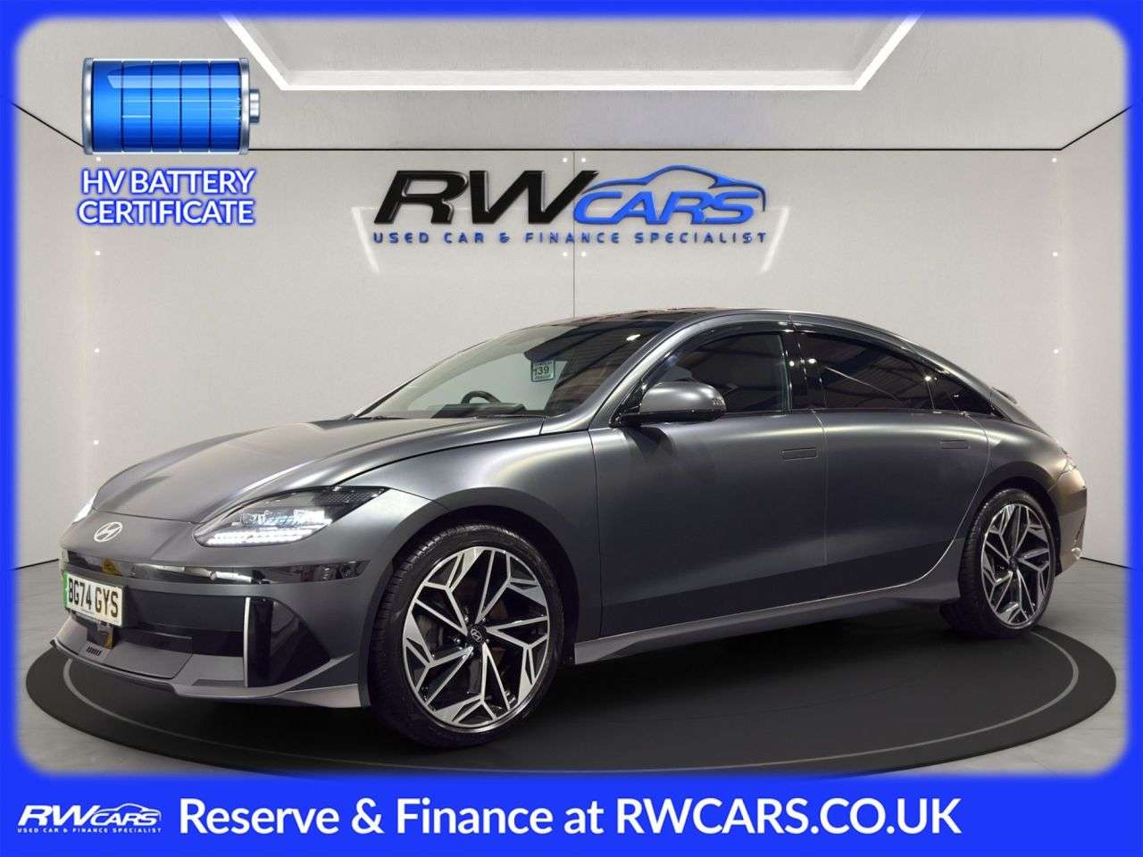 A 2024 HYUNDAI IONIQ 6 77.4kWh Premium Saloon 4dr Electric Auto (228 ps) A 2024 HYUNDAI IONIQ 6 77.4kWh Premium Saloon 4dr Electric Auto (228 ps)