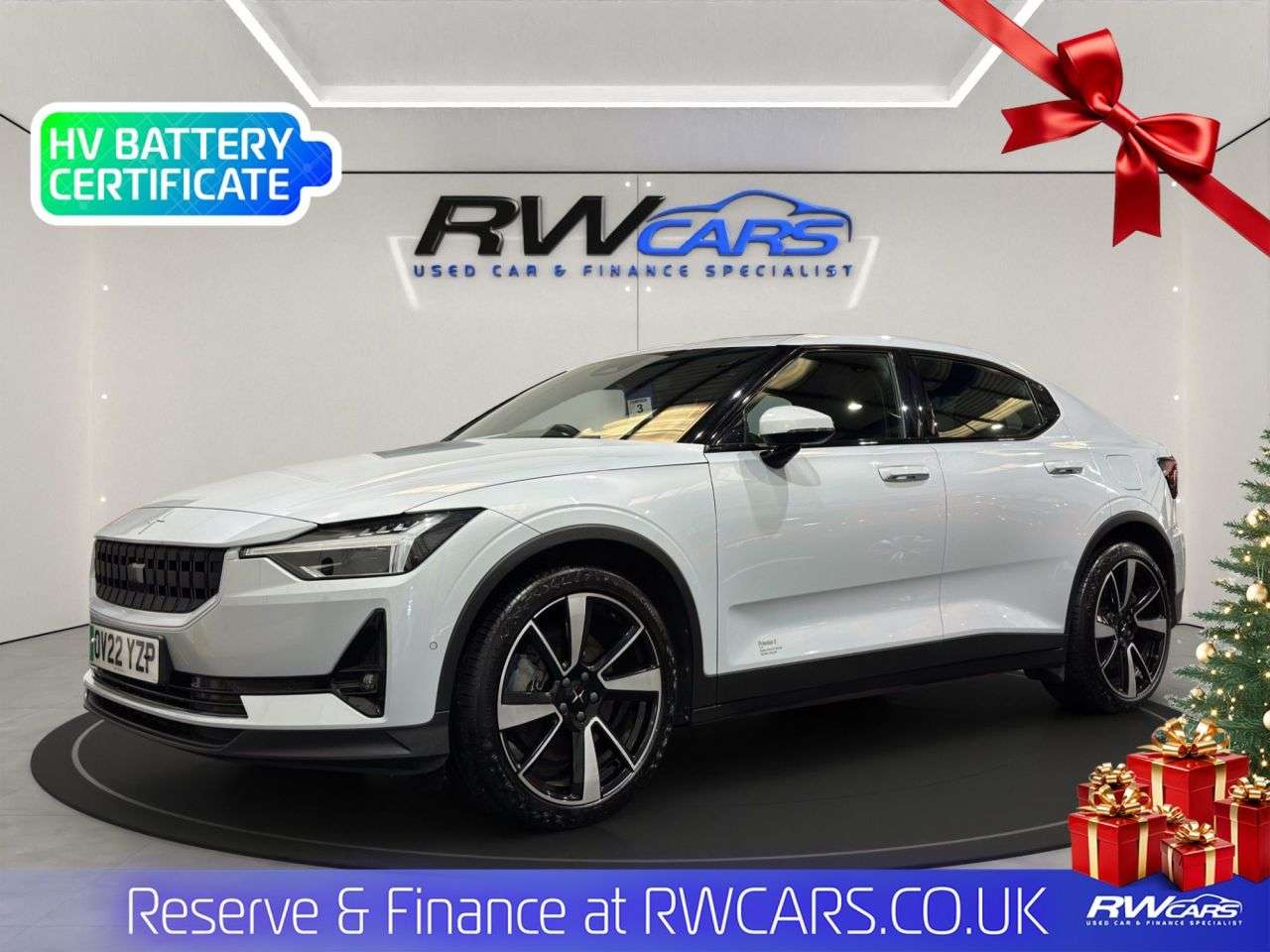 A 2022 POLESTAR POLESTAR 2 Dual Motor 78kWh Long Range Fastback 5dr Electric Auto 4WDE (408 ps) A 2022 POLESTAR POLESTAR 2 Dual Motor 78kWh Long Range Fastback 5dr Electric Auto 4WDE (408 ps)