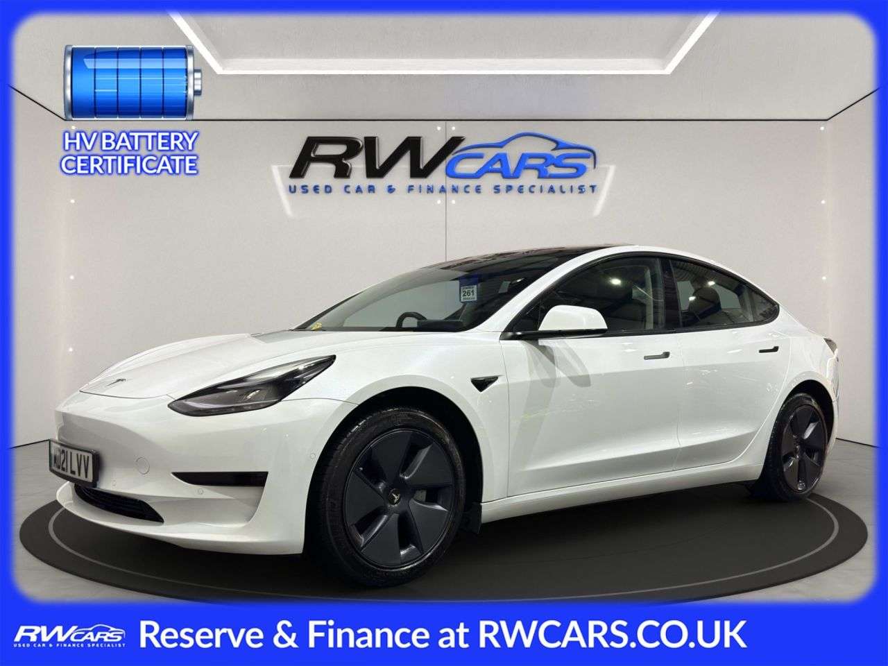 A 2021 TESLA MODEL 3 Standard Range Plus Saloon 4dr Electric Auto RWD (241 bhp) A 2021 TESLA MODEL 3 Standard Range Plus Saloon 4dr Electric Auto RWD (241 bhp)