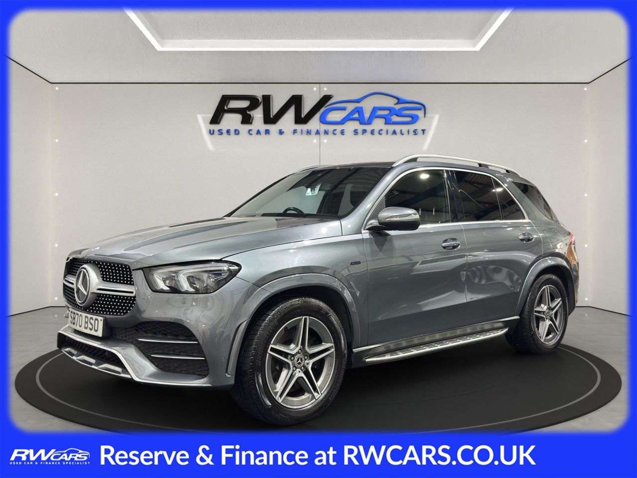 A 2020 MERCEDES-BENZ GLE 2.0 GLE350de 31.2kWh AMG Line (Premium) SUV 5dr Diesel Plug-in Hybrid G-Tro A 2020 MERCEDES-BENZ GLE 2.0 GLE350de 31.2kWh AMG Line (Premium) SUV 5dr Diesel Plug-in Hybrid G-Tro