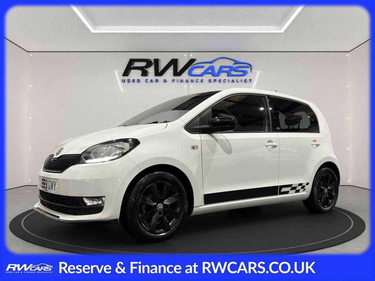 A 2019 SKODA CITIGO 1.0 MPI GreenTech Monte Carlo Hatchback 5dr Petrol Manual Euro 6 (s/s) (60 A 2019 SKODA CITIGO 1.0 MPI GreenTech Monte Carlo Hatchback 5dr Petrol Manual Euro 6 (s/s) (60