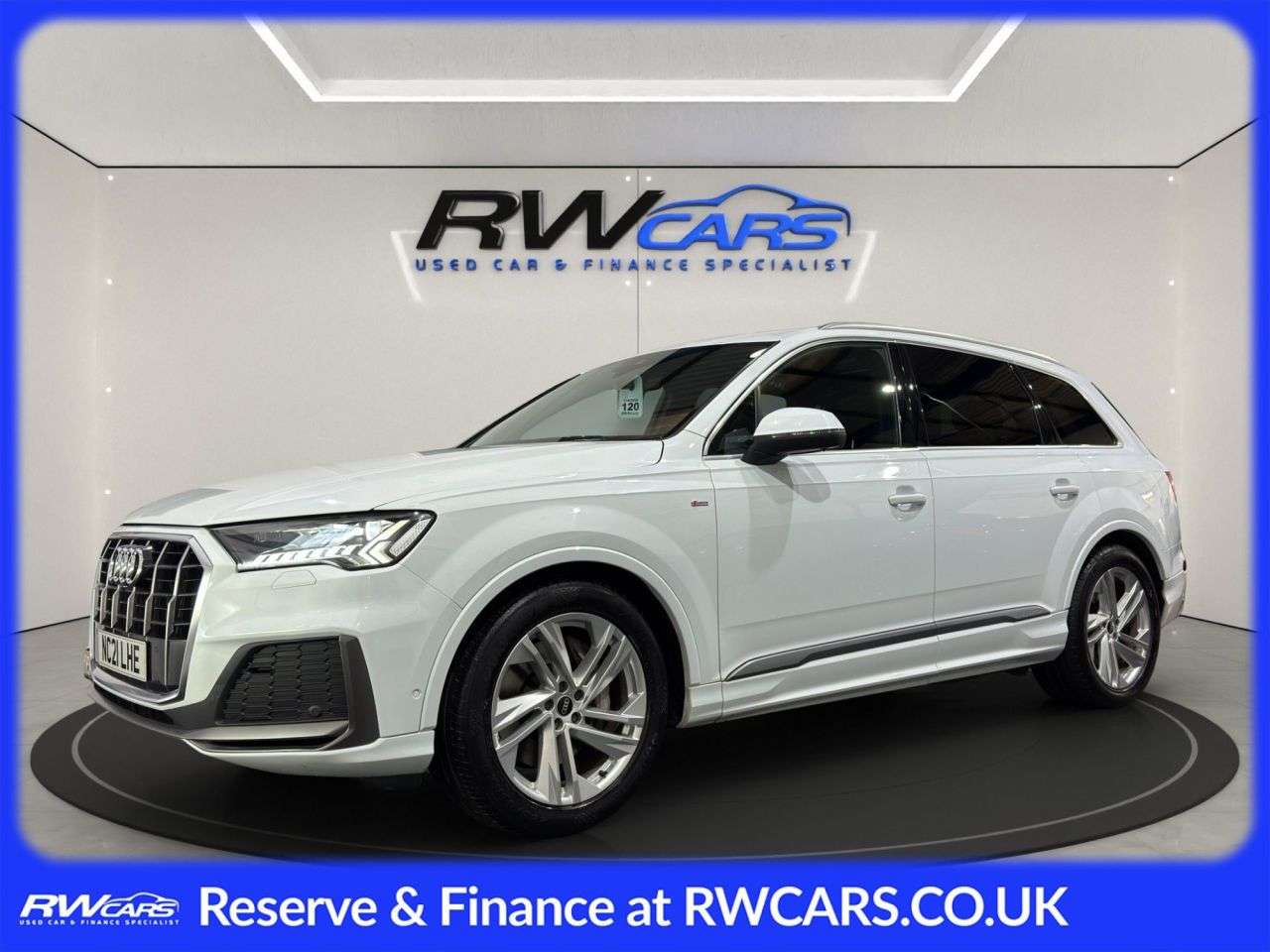A 2021 AUDI Q7 3.0 TDI V6 50 S line SUV 5dr Diesel Tiptronic quattro Euro 6 (s/s) (286 ps) A 2021 AUDI Q7 3.0 TDI V6 50 S line SUV 5dr Diesel Tiptronic quattro Euro 6 (s/s) (286 ps)