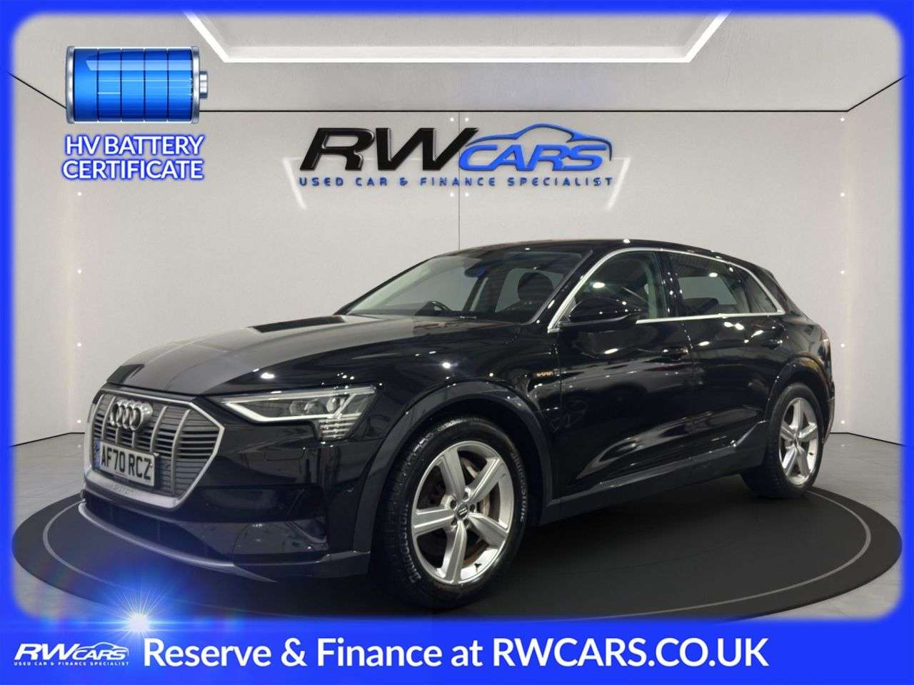 A 2020 AUDI E-TRON 50 Technik SUV 5dr Electric Auto quattro 71.2kWh (313 ps) A 2020 AUDI E-TRON 50 Technik SUV 5dr Electric Auto quattro 71.2kWh (313 ps)