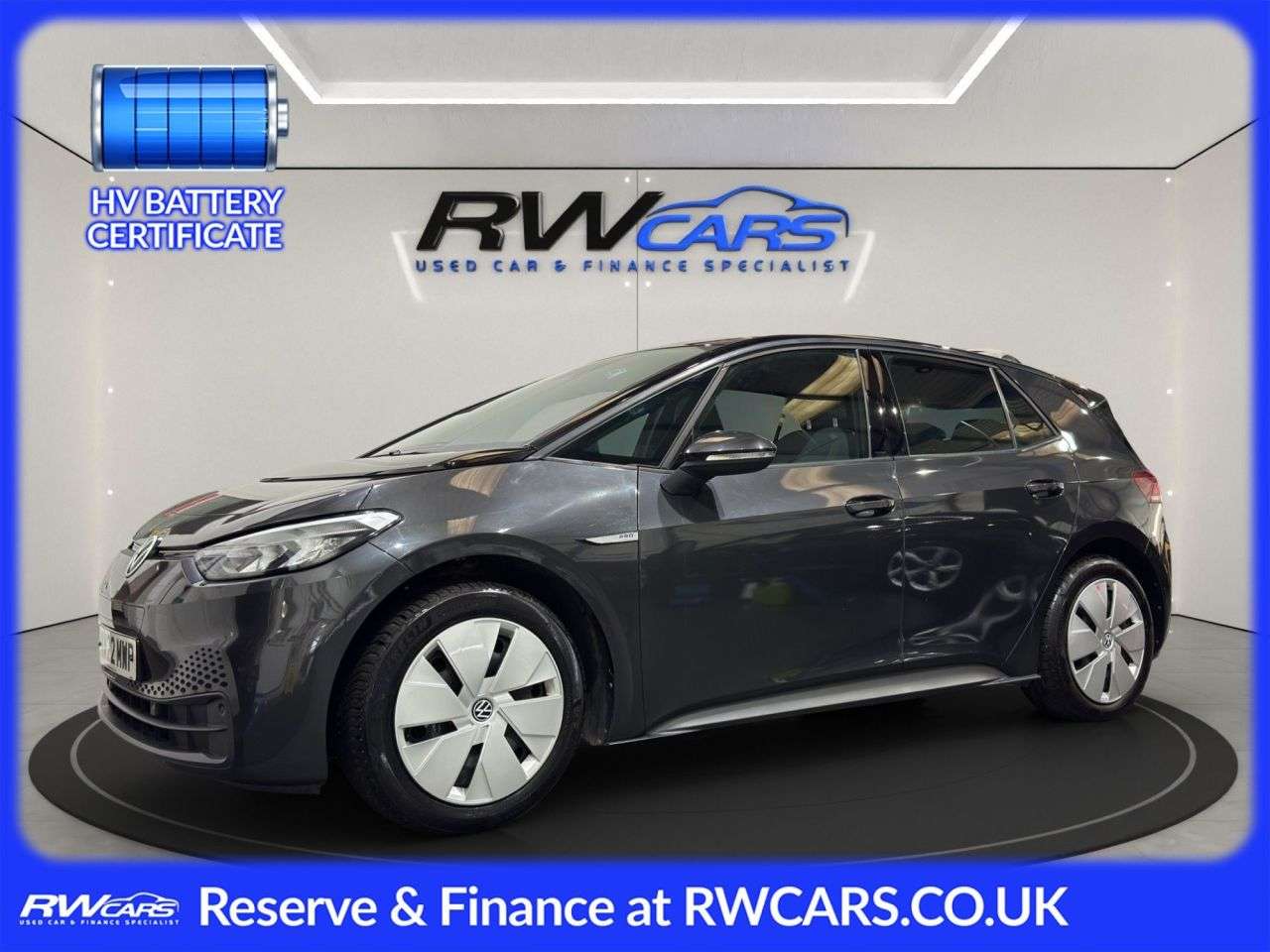 A 2022 VOLKSWAGEN ID.3 Pro Performance 58kWh Life Hatchback 5dr Electric Auto (204 ps) A 2022 VOLKSWAGEN ID.3 Pro Performance 58kWh Life Hatchback 5dr Electric Auto (204 ps)