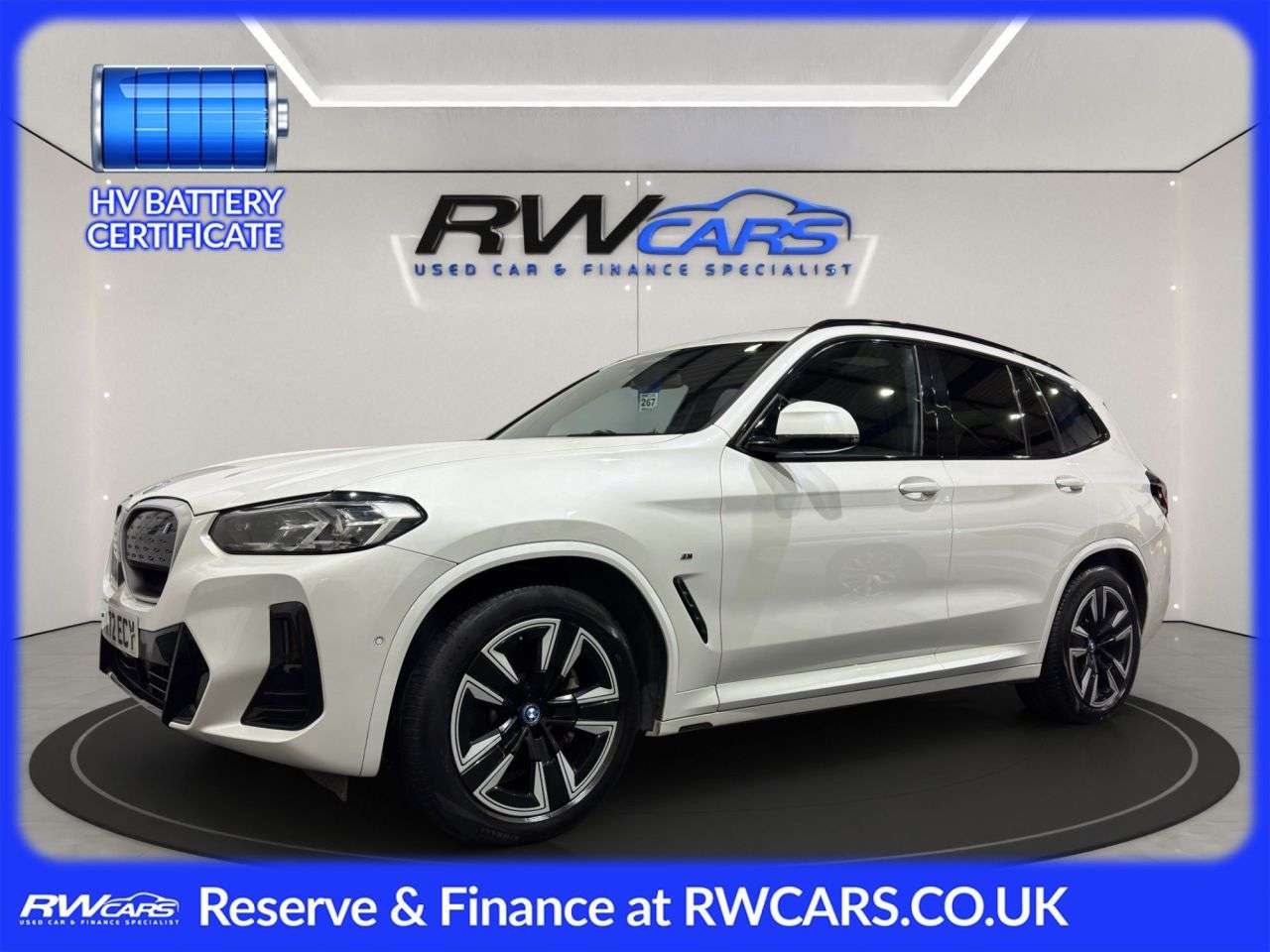 A 2022 BMW IX3 80kWh M Sport SUV 5dr Electric Auto (286 ps) A 2022 BMW IX3 80kWh M Sport SUV 5dr Electric Auto (286 ps)
