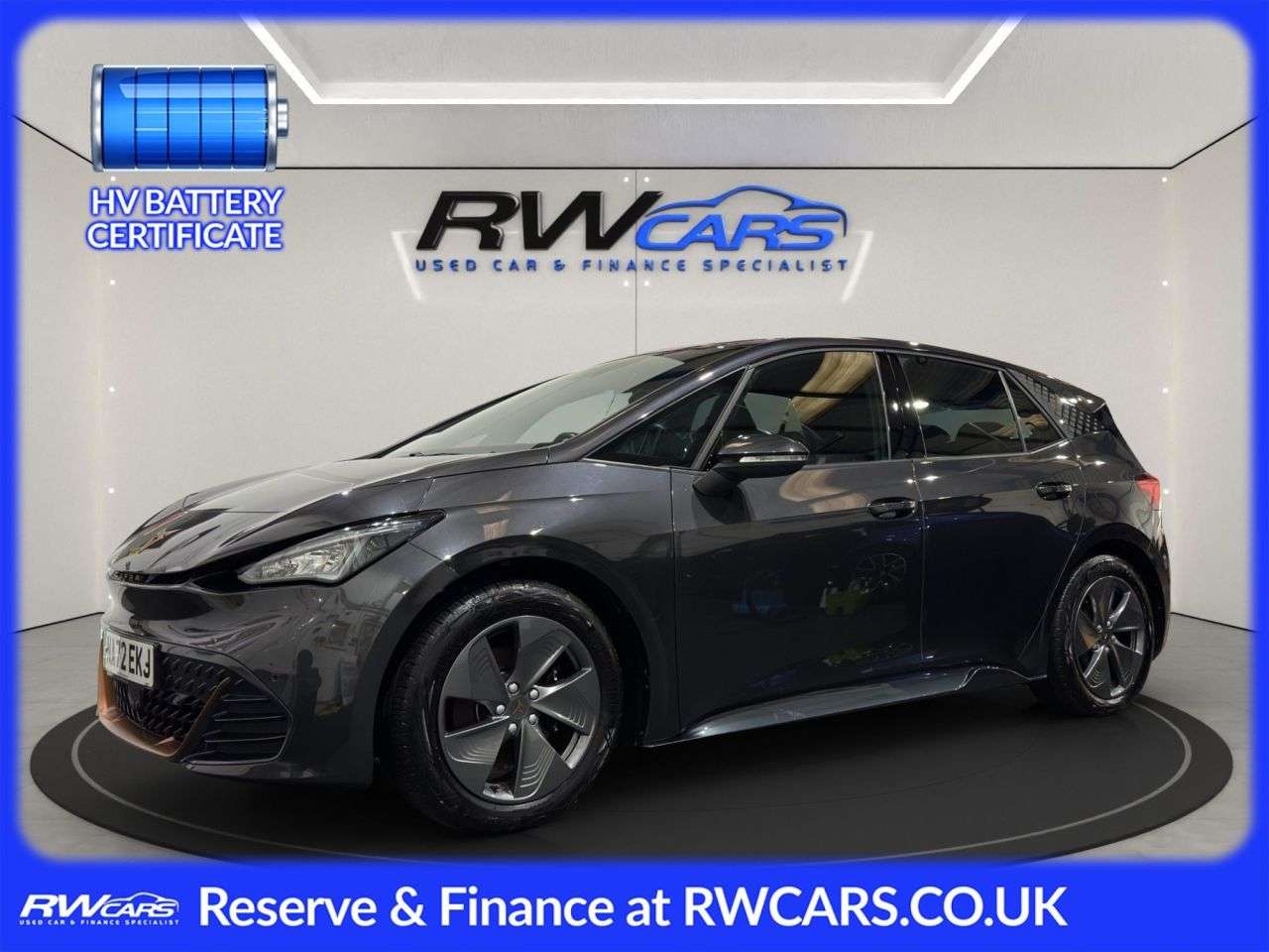 A 2022 CUPRA BORN 58kWh V1 Hatchback 5dr Electric Auto (204 ps) A 2022 CUPRA BORN 58kWh V1 Hatchback 5dr Electric Auto (204 ps)