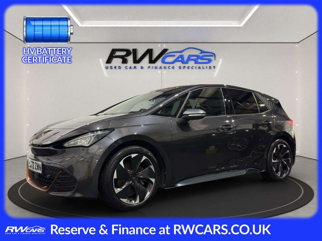 A 2022 CUPRA BORN 58kWh V2 Hatchback 5dr Electric Auto (204 ps) A 2022 CUPRA BORN 58kWh V2 Hatchback 5dr Electric Auto (204 ps)