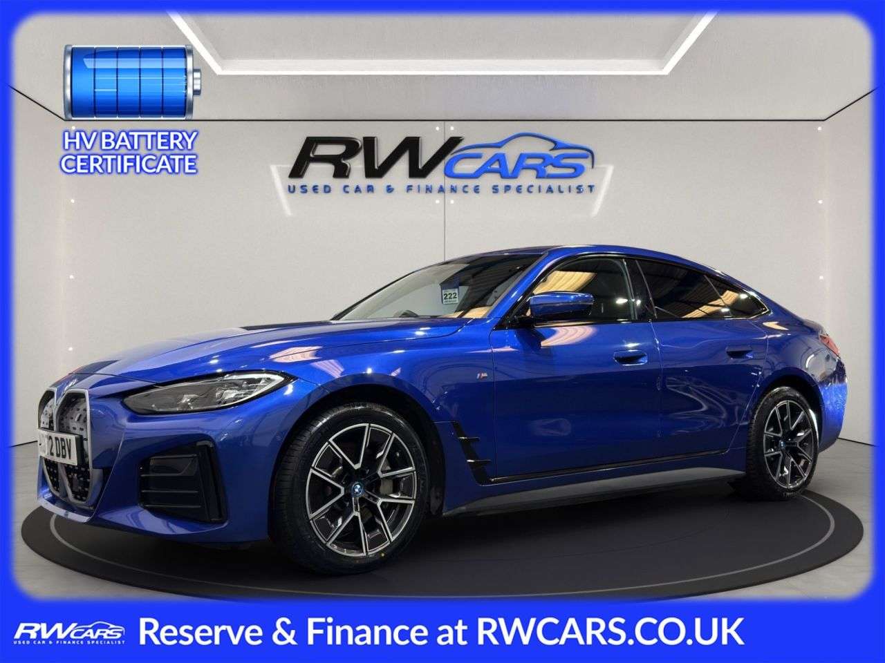 A 2022 BMW I4 40 83.9kWh M Sport Gran Coupe 5dr Electric Auto eDrive (340 ps) A 2022 BMW I4 40 83.9kWh M Sport Gran Coupe 5dr Electric Auto eDrive (340 ps)