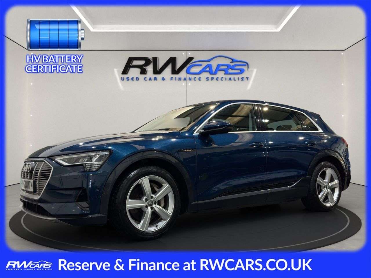 A 2020 AUDI E-TRON 50 Technik SUV 5dr Electric Auto quattro 71.2kWh (313 ps) A 2020 AUDI E-TRON 50 Technik SUV 5dr Electric Auto quattro 71.2kWh (313 ps)