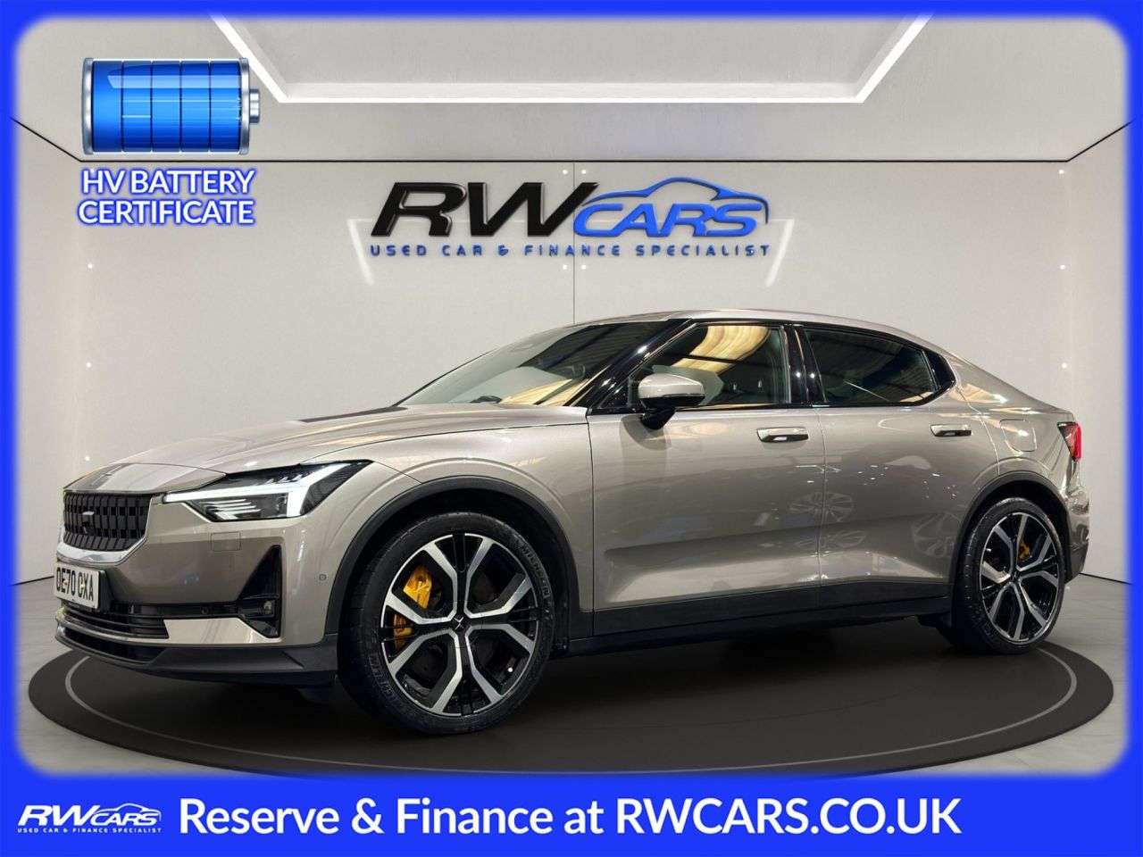 A 2021 POLESTAR POLESTAR 2 Dual Motor 78kWh Long Range Plus Pilot Fastback 5dr Electric Auto 4WDE (408 A 2021 POLESTAR POLESTAR 2 Dual Motor 78kWh Long Range Plus Pilot Fastback 5dr Electric Auto 4WDE (408