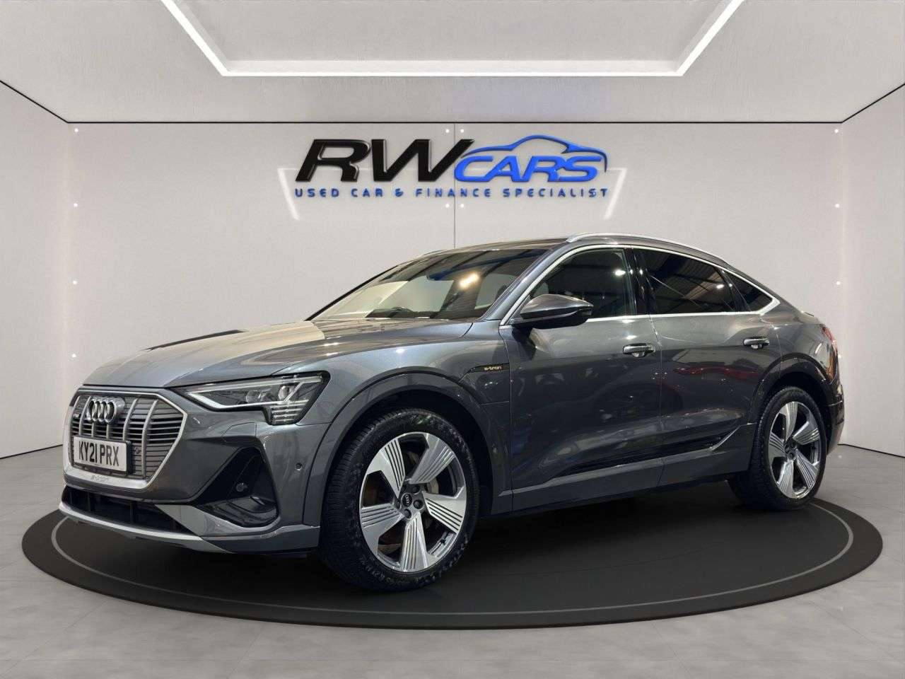 A 2021 AUDI E-TRON 50 S line Sportback 5dr Electric Auto quattro 71.2kWh (313 ps) A 2021 AUDI E-TRON 50 S line Sportback 5dr Electric Auto quattro 71.2kWh (313 ps)