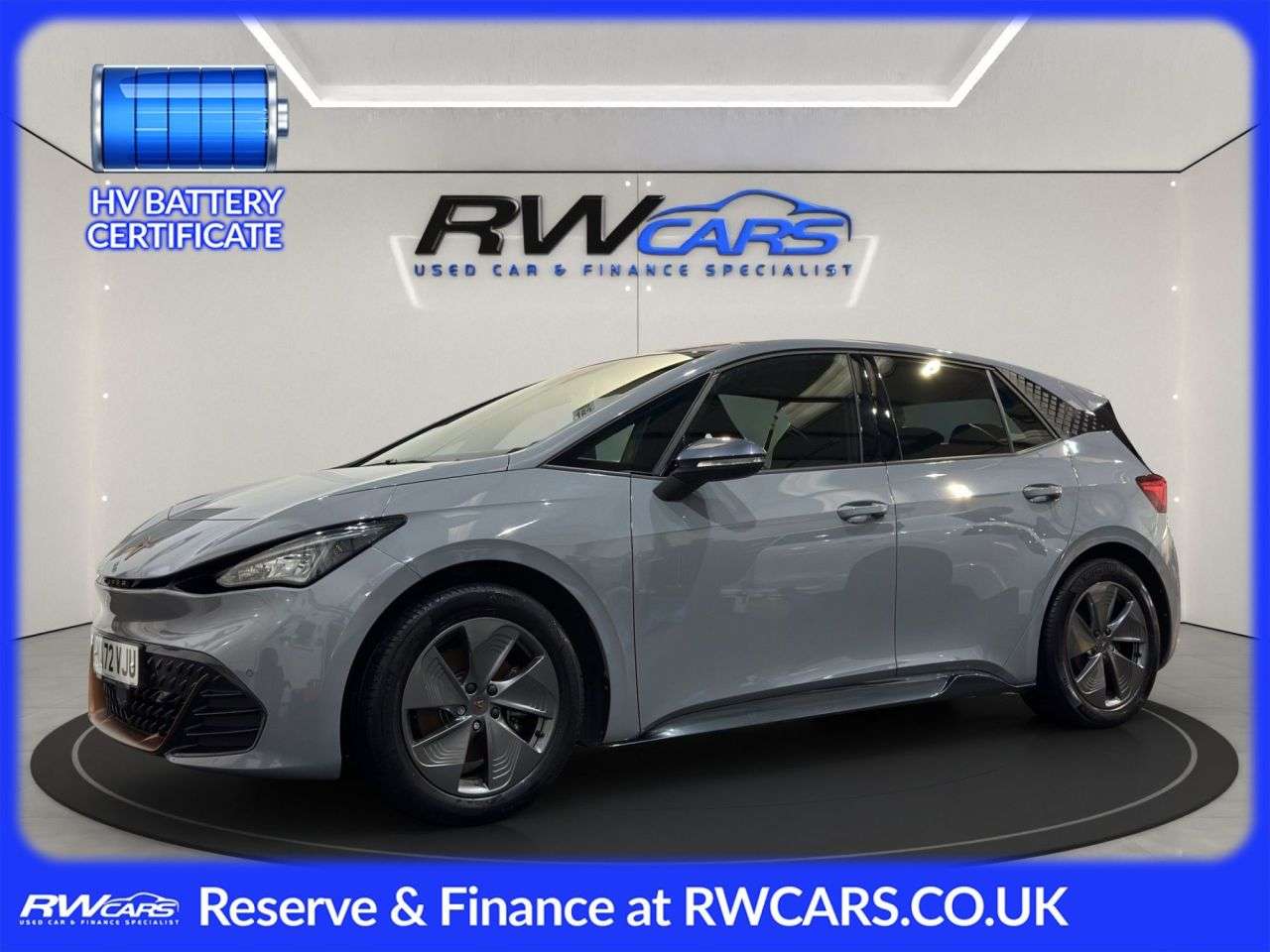 A 2022 CUPRA BORN 58kWh V1 Hatchback 5dr Electric Auto (204 ps) A 2022 CUPRA BORN 58kWh V1 Hatchback 5dr Electric Auto (204 ps)