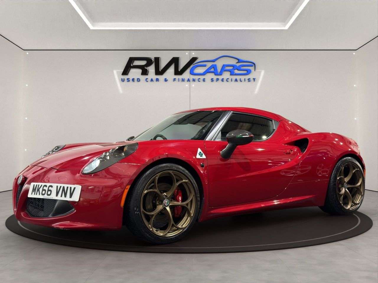 A 2016 ALFA ROMEO 4C 1750 TBi Coupe 2dr Petrol TCT Euro 6 (240 bhp) A 2016 ALFA ROMEO 4C 1750 TBi Coupe 2dr Petrol TCT Euro 6 (240 bhp)