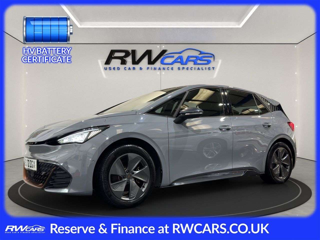 A 2022 CUPRA BORN 58kWh V1 Hatchback 5dr Electric Auto (204 ps) A 2022 CUPRA BORN 58kWh V1 Hatchback 5dr Electric Auto (204 ps)