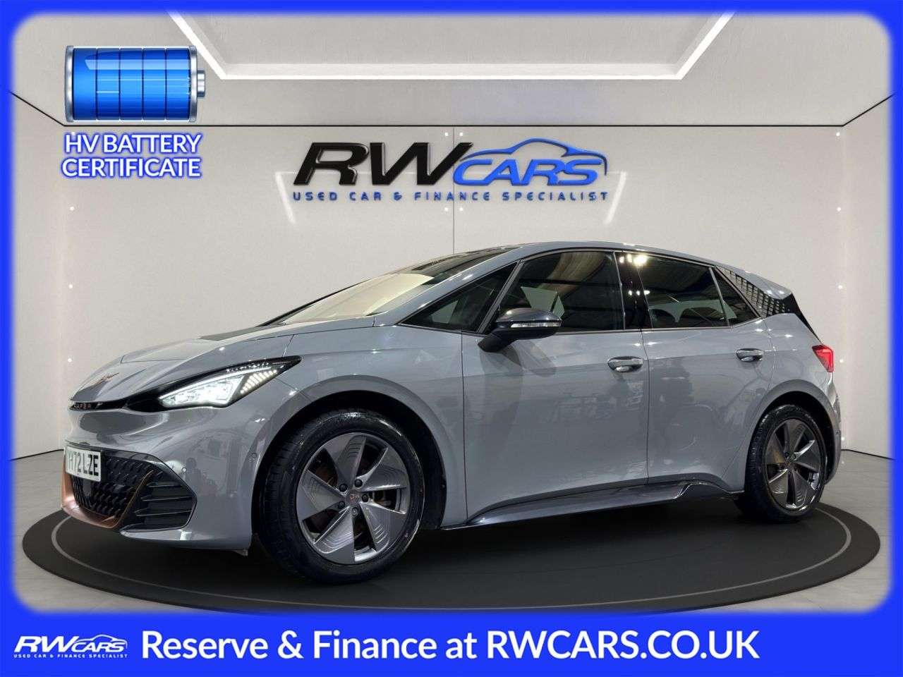 A 2022 CUPRA BORN 58kWh V1 Hatchback 5dr Electric Auto (204 ps) A 2022 CUPRA BORN 58kWh V1 Hatchback 5dr Electric Auto (204 ps)