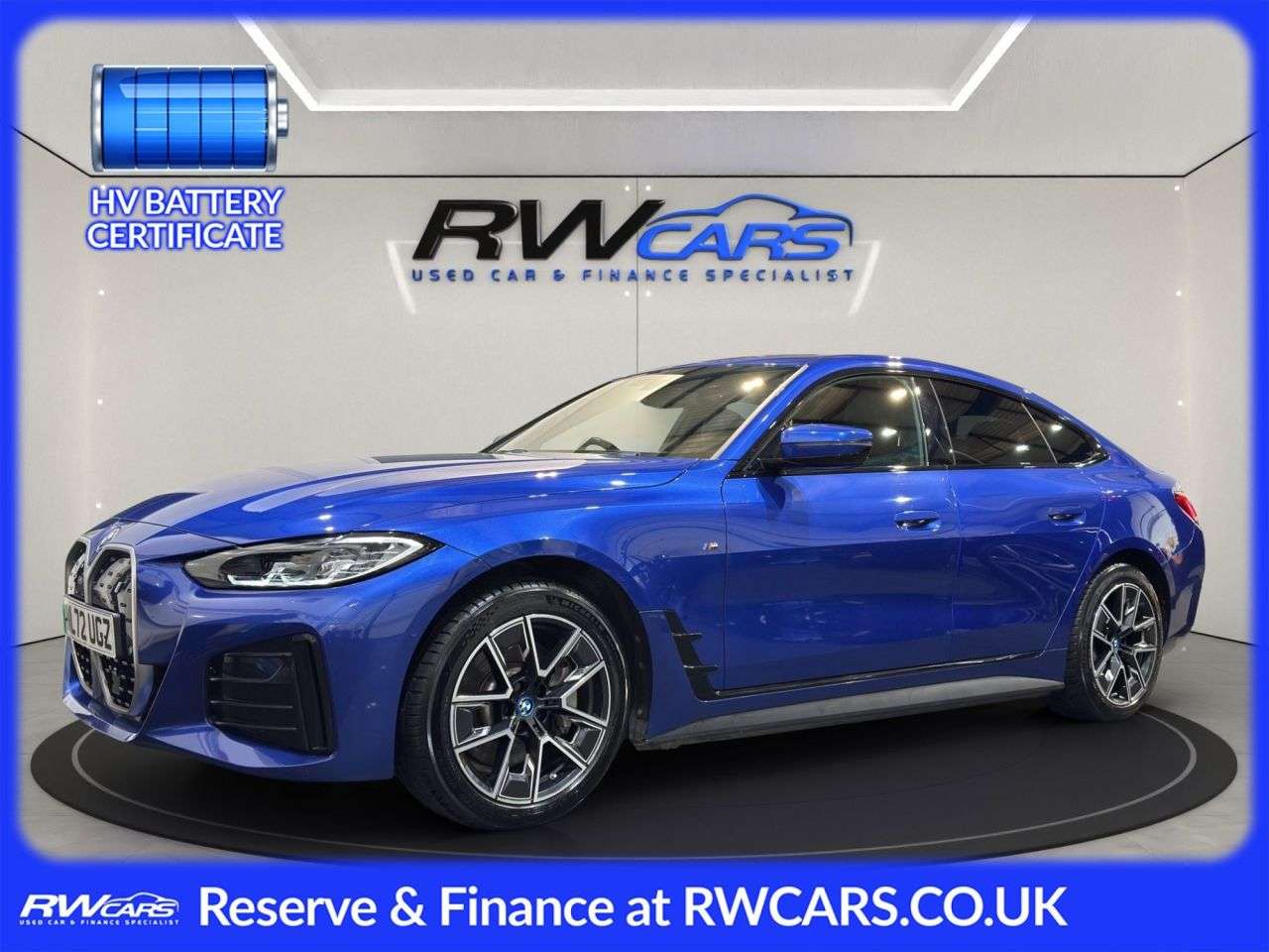 A 2022 BMW I4 40 83.9kWh M Sport Gran Coupe 5dr Electric Auto eDrive (340 ps) A 2022 BMW I4 40 83.9kWh M Sport Gran Coupe 5dr Electric Auto eDrive (340 ps)