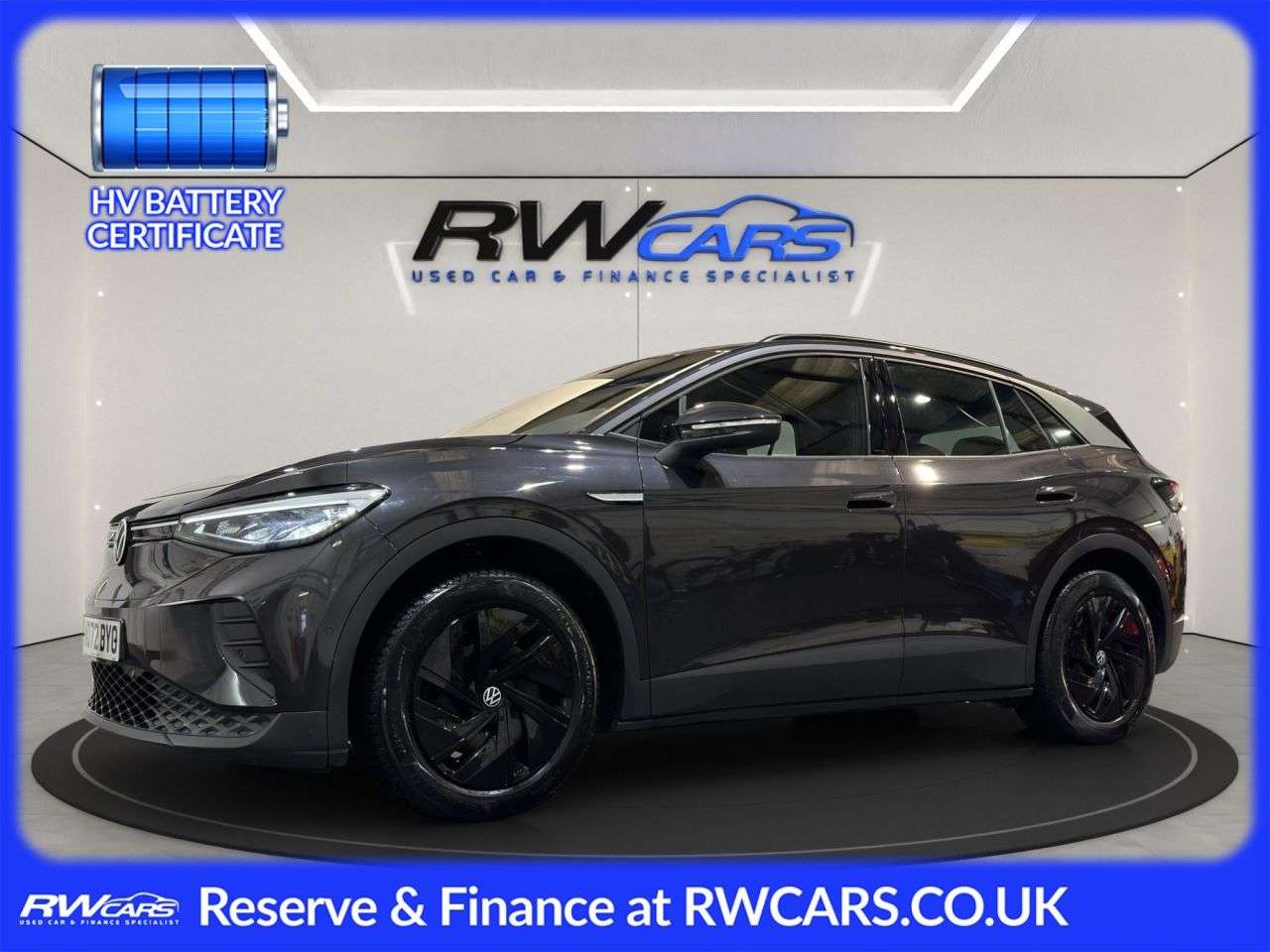 A 2022 VOLKSWAGEN ID.4 Pure 52kWh Life SUV 5dr Electric Auto (148 ps) A 2022 VOLKSWAGEN ID.4 Pure 52kWh Life SUV 5dr Electric Auto (148 ps)